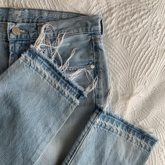 7 FOR ALL MANKIND cropped relaxed skinny jeans - Picture 5 of 8